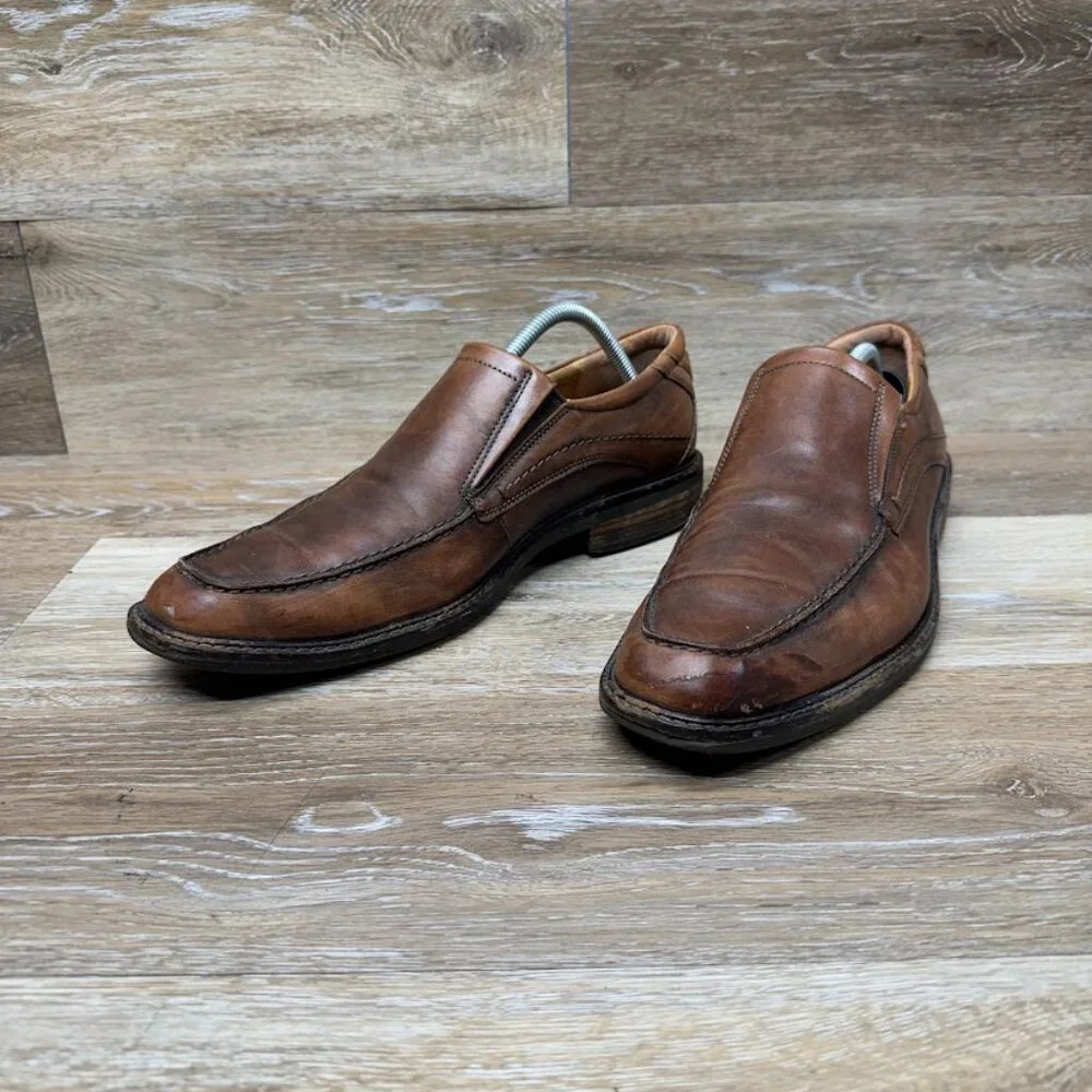 Ecco Windsor Brown Leather Loafers Men's Size EU 44